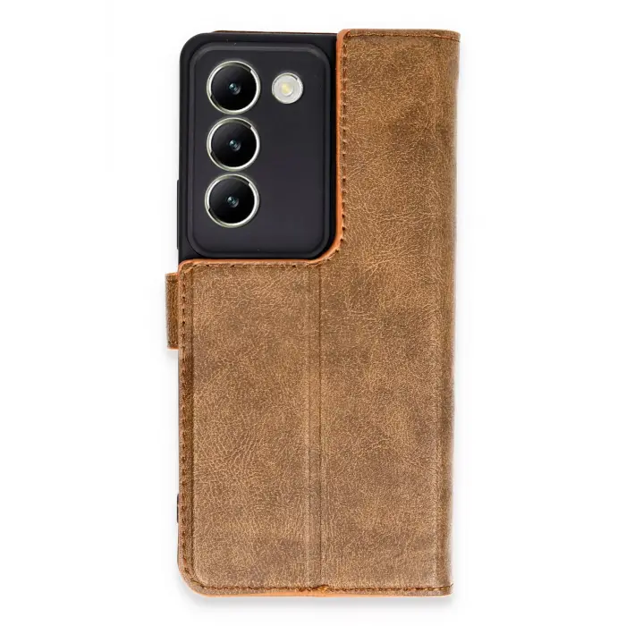 Lopard Vivo V30 Lite 4g Kılıf Trend S Plus Kapaklı Kılıf - Taba