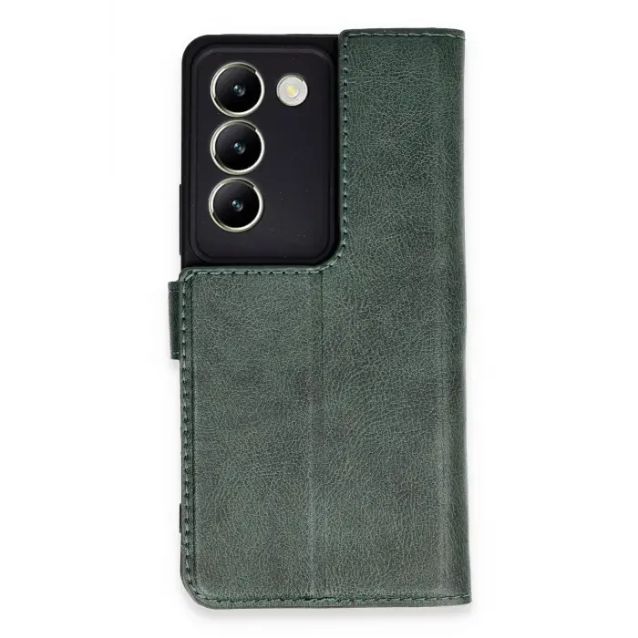 Lopard Vivo V30 Lite 4g Kılıf Trend S Plus Kapaklı Kılıf - Yeşil