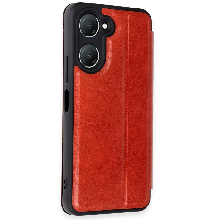 Lopard Vivo Y18 Kılıf Flip Cover - Kırmızı