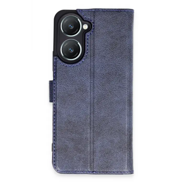 Lopard Vivo Y18 Kılıf Trend S Plus Kapaklı Kılıf - Lacivert