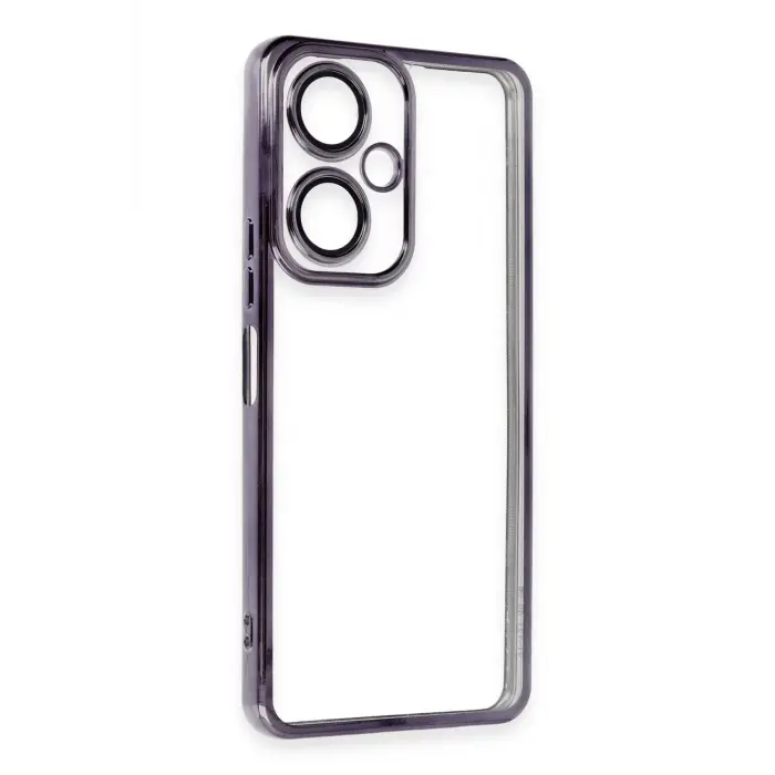 Lopard Vivo Y27 Kılıf Razer Lensli Silikon - Mor