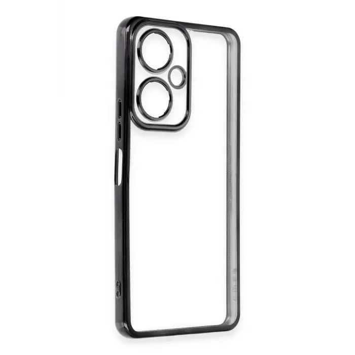 Lopard Vivo Y27 Kılıf Razer Lensli Silikon - Siyah