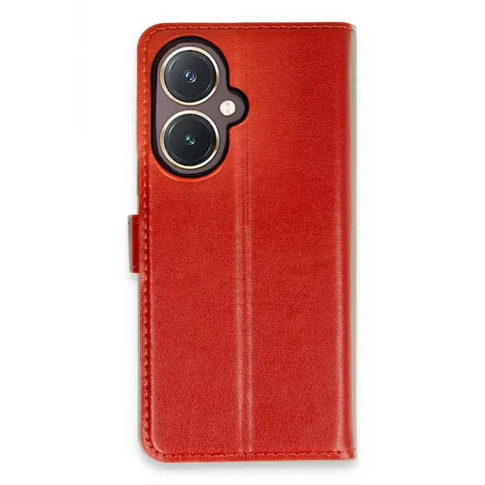 Lopard Vivo Y27 Kılıf Trend S Plus Kapaklı Kılıf - Kırmızı