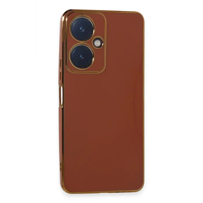 Lopard Vivo Y27 Kılıf Volet Silikon - Kırmızı