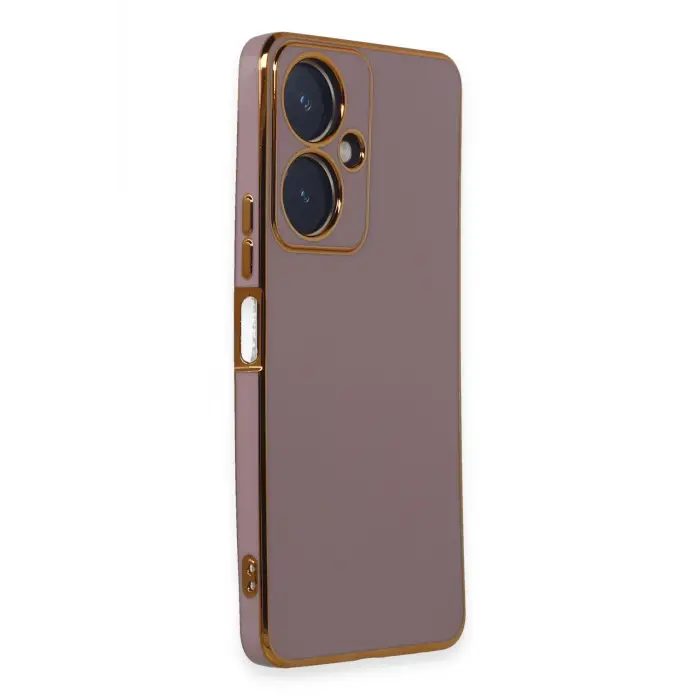 Lopard Vivo Y27 Kılıf Volet Silikon - Mor