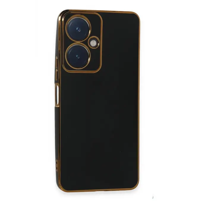 Lopard Vivo Y27 Kılıf Volet Silikon - Siyah