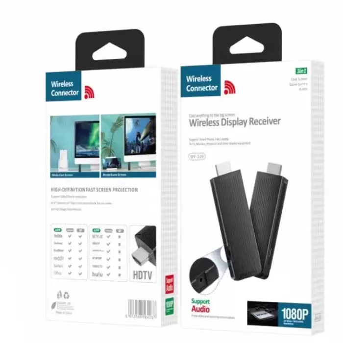 Lopard WF-229 Kablosuz HDMI Ses ve Görüntü Aktarıcı