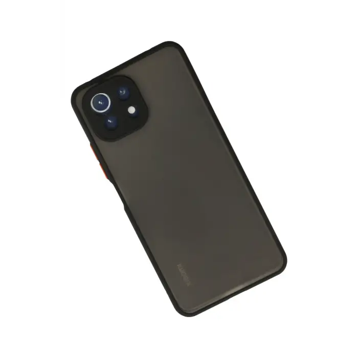 Lopard Xiaomi Mi 11 Lite Kılıf Montreal Silikon Kapak - Siyah