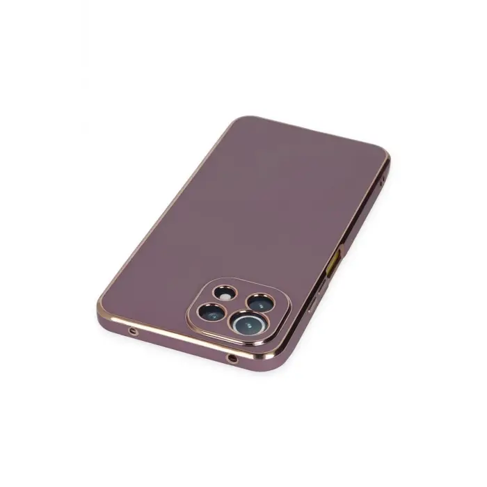Lopard Xiaomi Mi 11 Lite Kılıf Volet Silikon - Mor