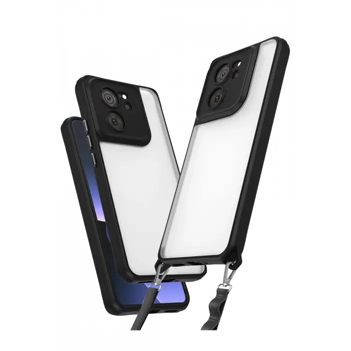 Lopard Xiaomi Mi 13t Pro Kılıf Penta Silikon Kılıf - Siyah