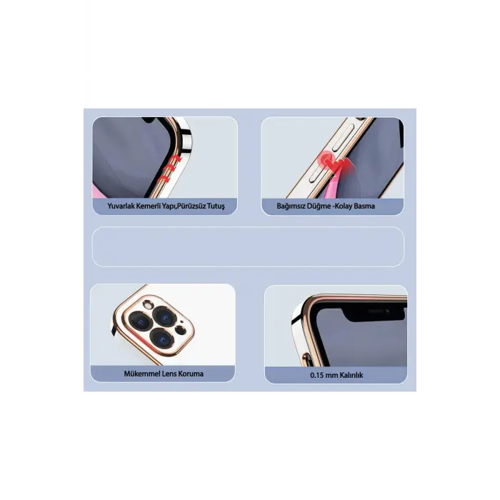 Lopard Xiaomi Mi 13t Pro Kılıf Volet Silikon - Kırmızı