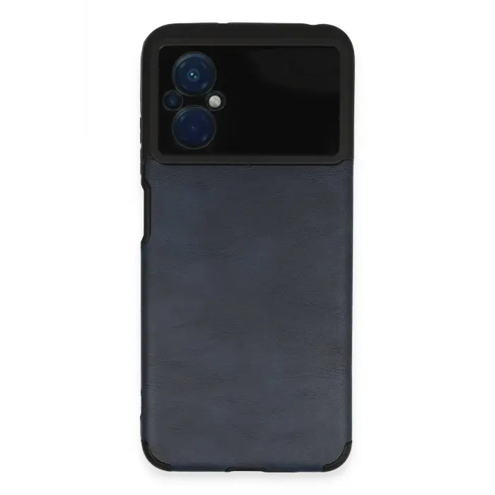 Lopard Xiaomi Poco M5 Kılıf Loop Deri Silikon - Lacivert