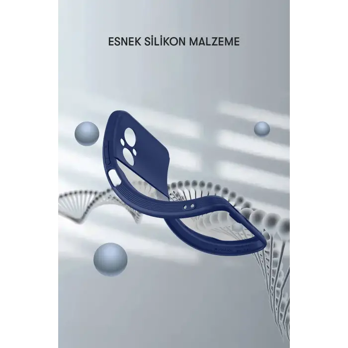 Lopard Xiaomi Poco M5 Kılıf Platin Silikon - Yeşil