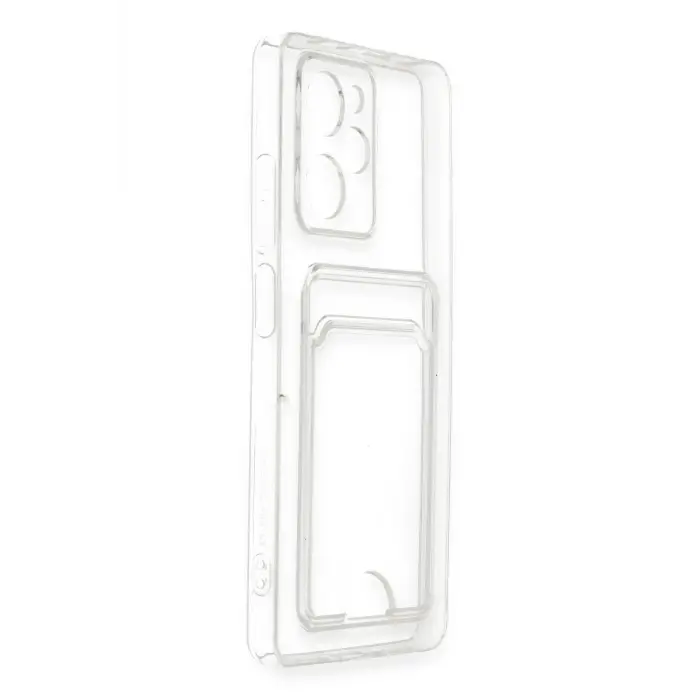 Lopard Xiaomi Poco X5 Pro 5g Kılıf Kart Şeffaf Silikon - Şeffaf