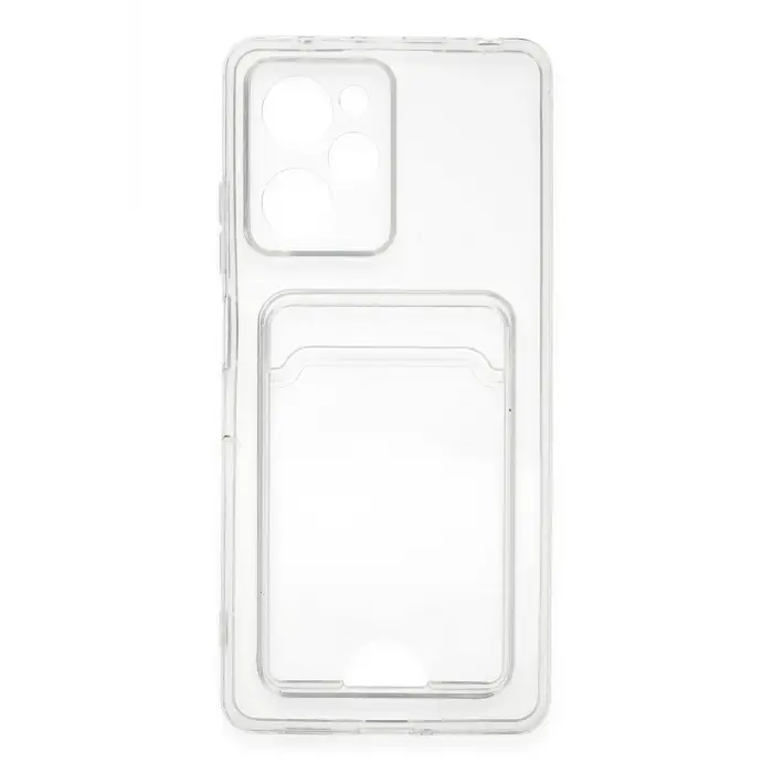 Lopard Xiaomi Poco X5 Pro 5g Kılıf Kart Şeffaf Silikon - Şeffaf