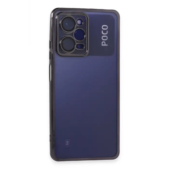 Lopard Xiaomi Poco X5 Pro 5g Kılıf Razer Lensli Silikon - Mor