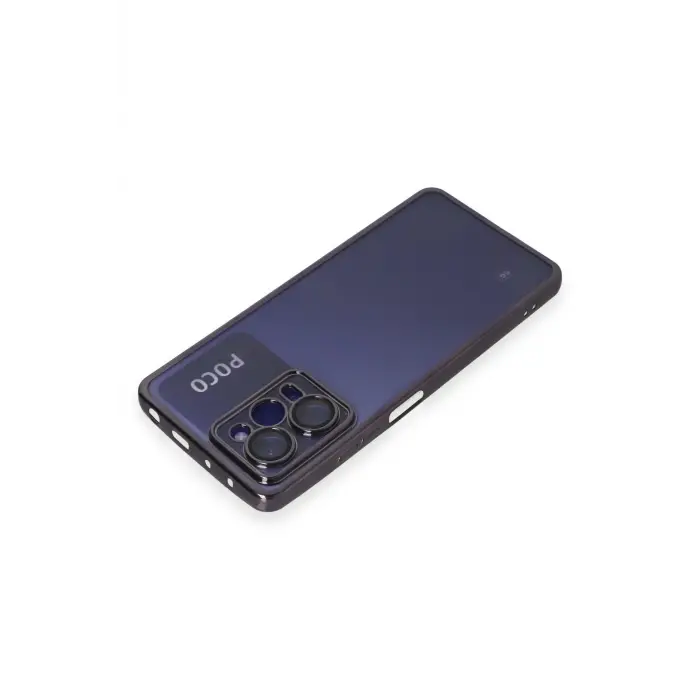 Lopard Xiaomi Poco X5 Pro 5g Kılıf Razer Lensli Silikon - Mor