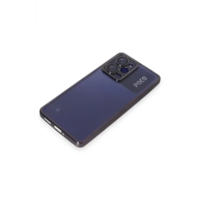 Lopard Xiaomi Poco X5 Pro 5g Kılıf Razer Lensli Silikon - Mor