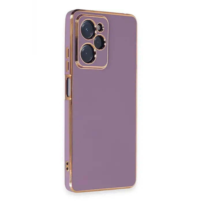 Lopard Xiaomi Poco X5 Pro 5g Kılıf Volet Silikon - Mor