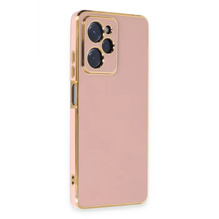 Lopard Xiaomi Poco X5 Pro 5g Kılıf Volet Silikon - Pembe