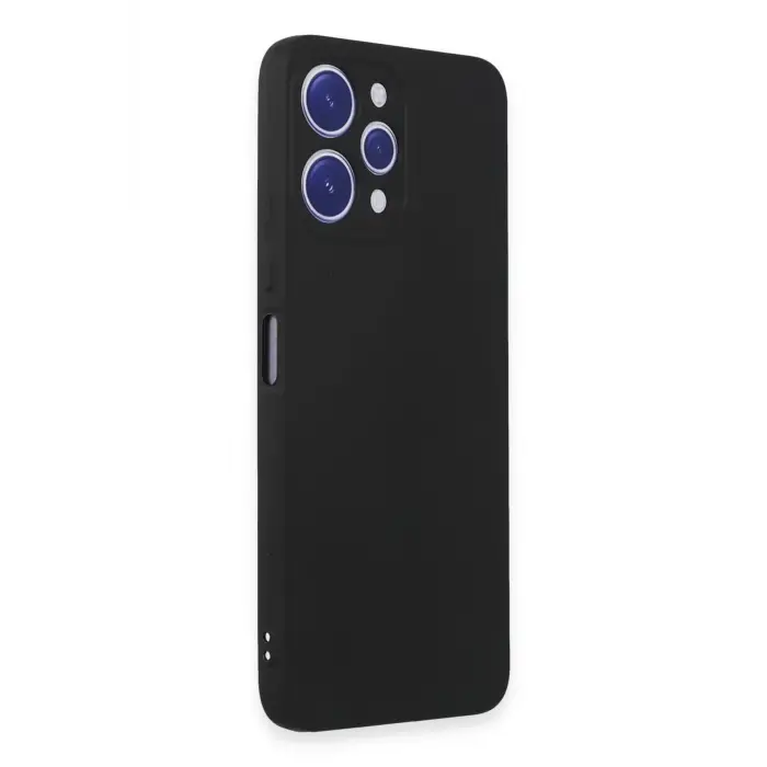 Lopard Xiaomi Redmi 12 Kılıf First Silikon - Siyah