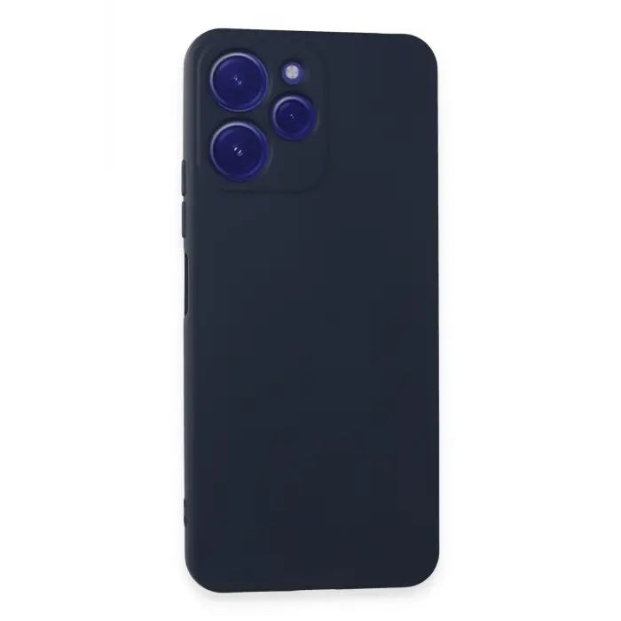 Lopard Xiaomi Redmi 12 Kılıf Nano İçi Kadife Silikon - Lacivert