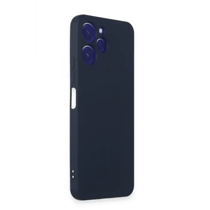 Lopard Xiaomi Redmi 12 Kılıf Nano İçi Kadife Silikon - Lacivert