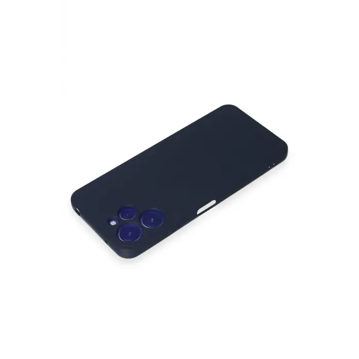 Lopard Xiaomi Redmi 12 Kılıf Nano İçi Kadife Silikon - Lacivert