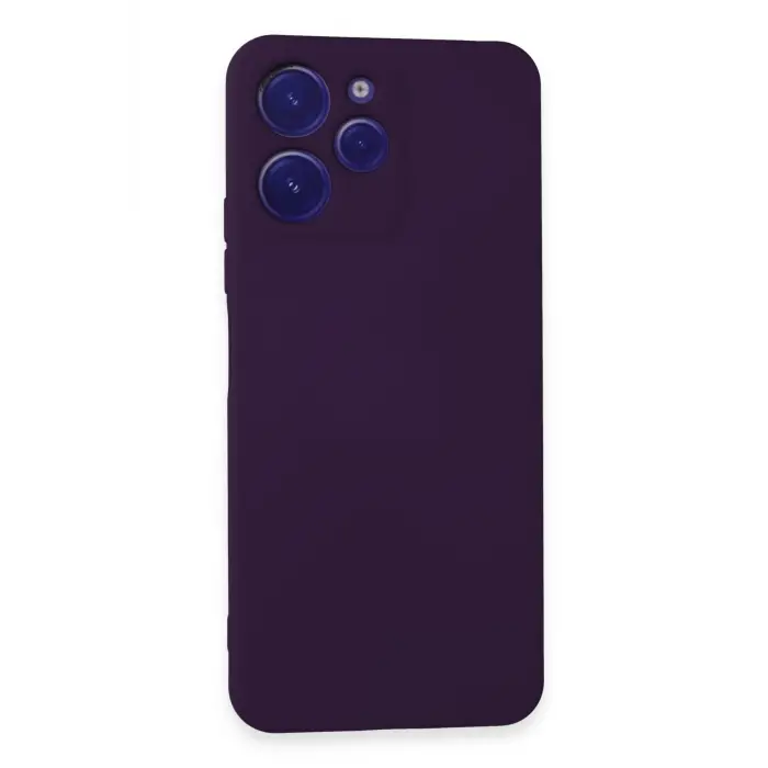 Lopard Xiaomi Redmi 12 Kılıf Nano İçi Kadife Silikon - Mor