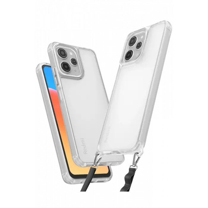 Lopard Xiaomi Redmi 12 Kılıf Penta Silikon Kılıf - Şeffaf