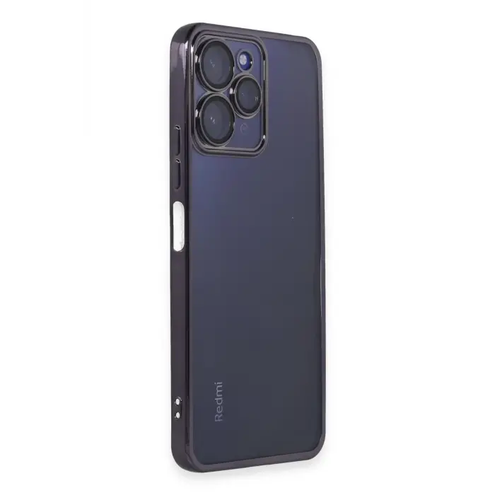 Lopard Xiaomi Redmi 12 Kılıf Razer Lensli Silikon - Mor