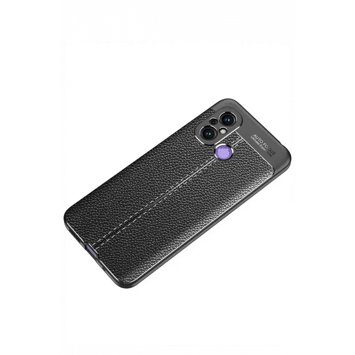 Lopard Xiaomi Redmi 12c Kılıf Auto Focus Kapak - Siyah