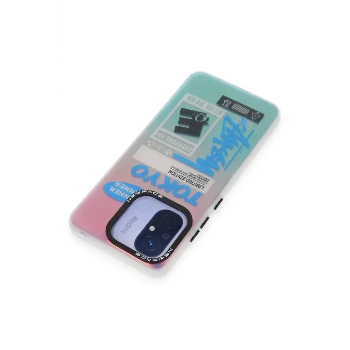 Lopard Xiaomi Redmi 12c Kılıf Estoril Desenli Kapak - Estoril - 1