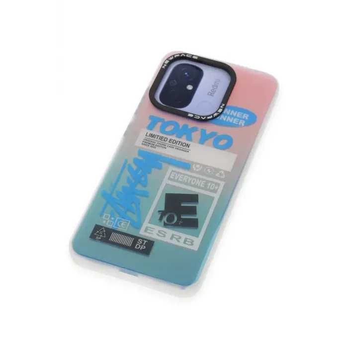 Lopard Xiaomi Redmi 12c Kılıf Estoril Desenli Kapak - Estoril - 1