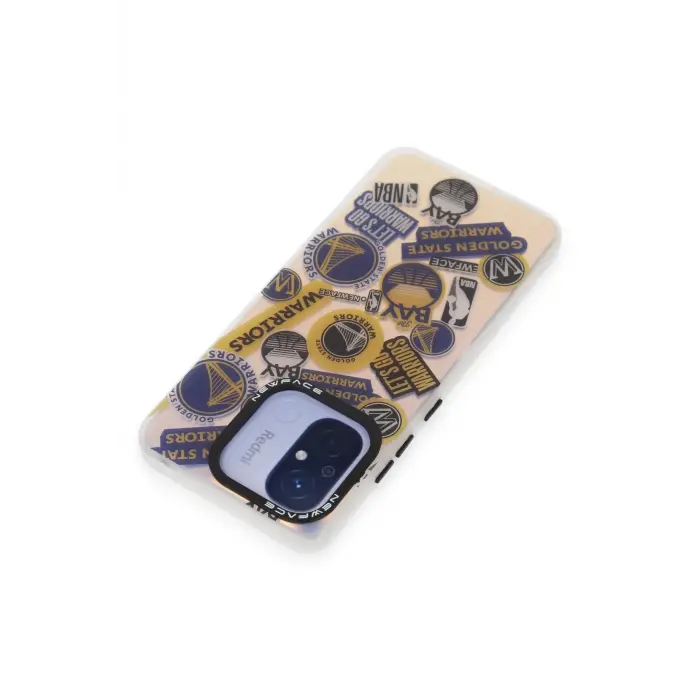 Lopard Xiaomi Redmi 12c Kılıf Estoril Desenli Kapak - Estoril - 13