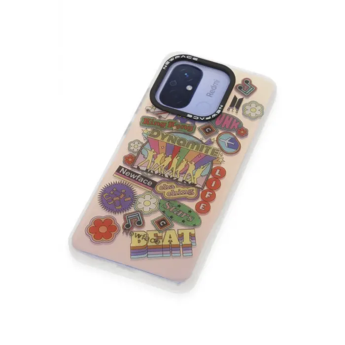 Lopard Xiaomi Redmi 12c Kılıf Estoril Desenli Kapak - Estoril - 14