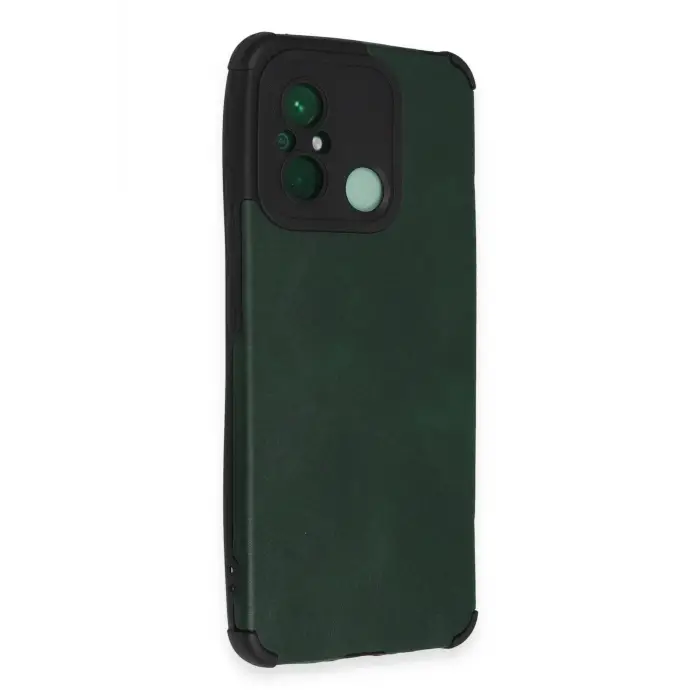 Lopard Xiaomi Redmi 12c Kılıf Loop Deri Silikon - Yeşil