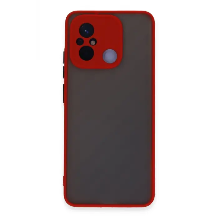 Lopard Xiaomi Redmi 12c Kılıf Montreal Silikon Kapak - Kırmızı