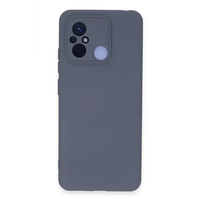 Lopard Xiaomi Redmi 12c Kılıf Nano İçi Kadife Silikon - Gri