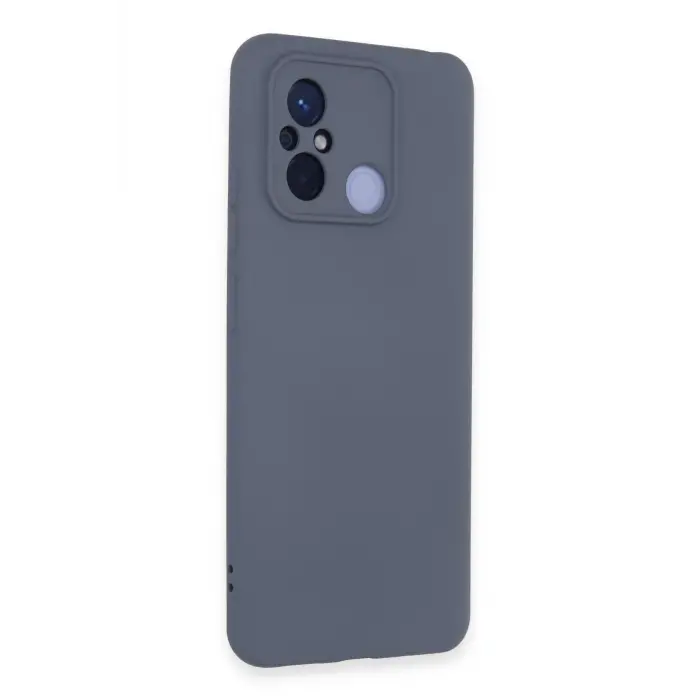 Lopard Xiaomi Redmi 12c Kılıf Nano İçi Kadife Silikon - Gri