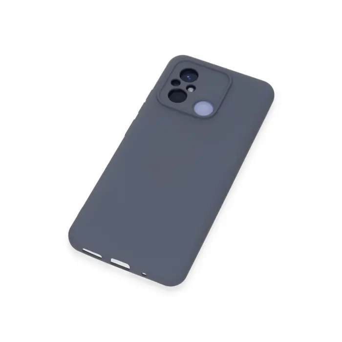 Lopard Xiaomi Redmi 12c Kılıf Nano İçi Kadife Silikon - Gri