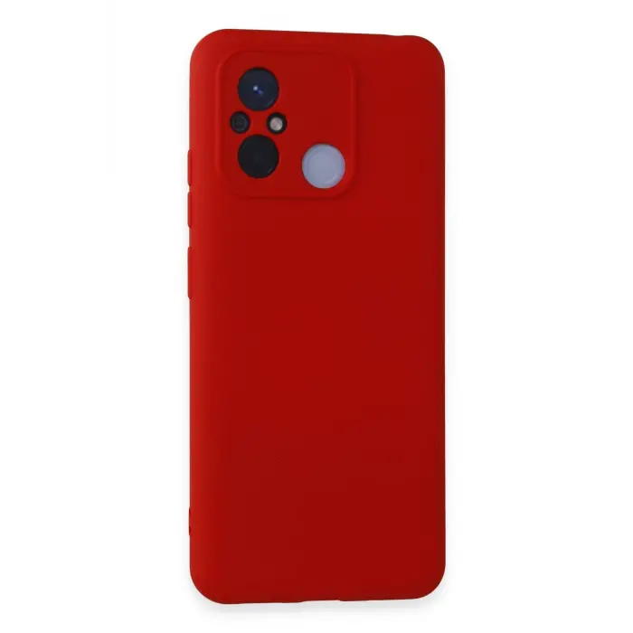 Lopard Xiaomi Redmi 12c Kılıf Nano İçi Kadife Silikon - Kırmızı
