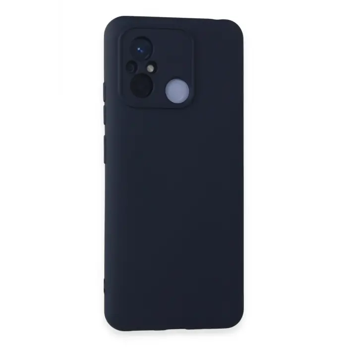 Lopard Xiaomi Redmi 12c Kılıf Nano İçi Kadife Silikon - Lacivert