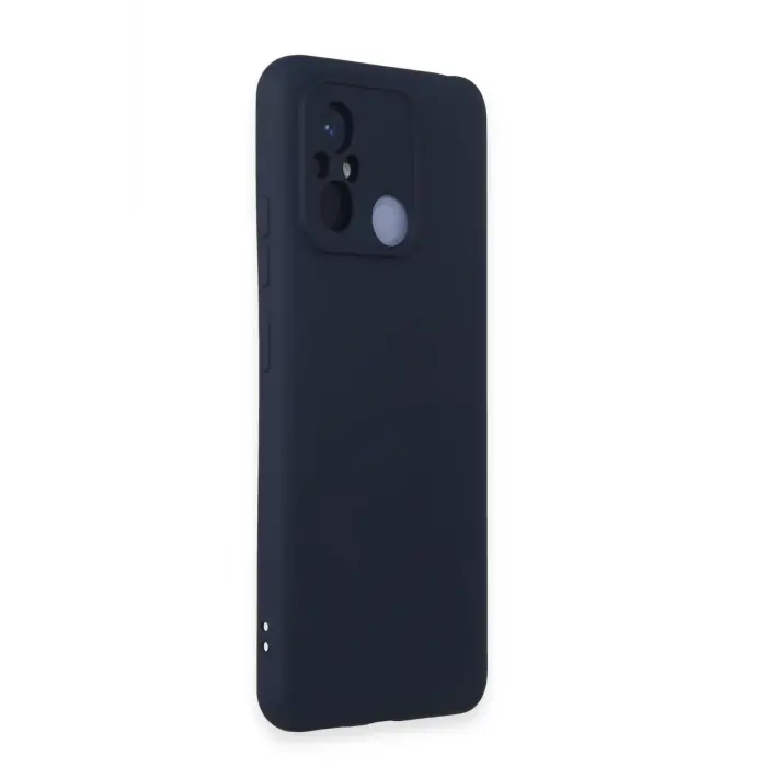 Lopard Xiaomi Redmi 12c Kılıf Nano İçi Kadife Silikon - Lacivert