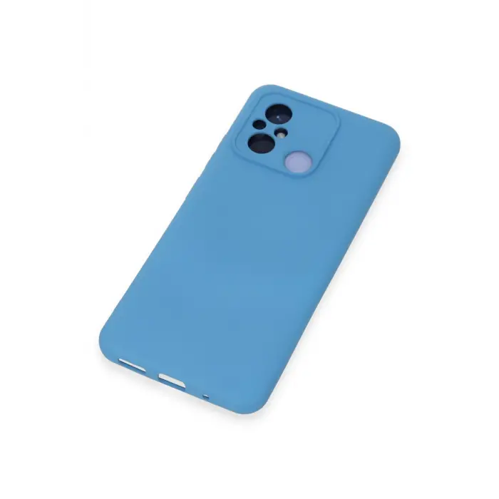 Lopard Xiaomi Redmi 12c Kılıf Nano İçi Kadife Silikon - Mavi