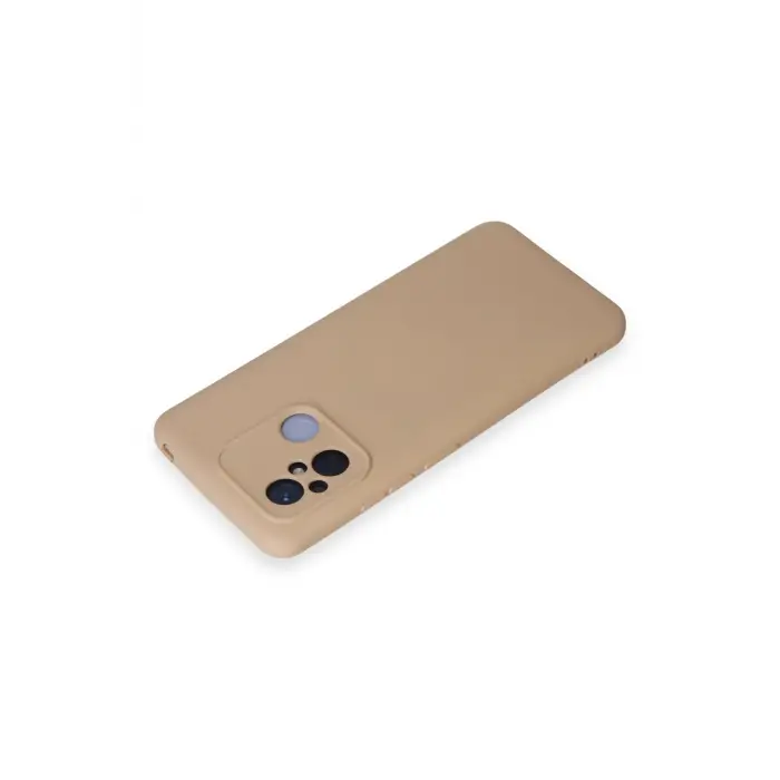 Lopard Xiaomi Redmi 12c Kılıf Nano İçi Kadife Silikon - Pudra