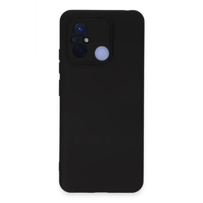 Lopard Xiaomi Redmi 12c Kılıf Nano İçi Kadife Silikon - Siyah