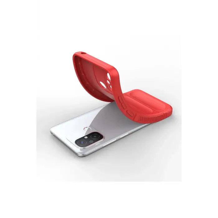 Lopard Xiaomi Redmi 12c Kılıf Optimum Silikon - Kırmızı