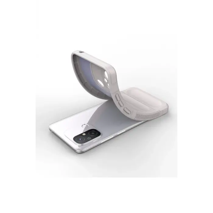 Lopard Xiaomi Redmi 12c Kılıf Optimum Silikon - Krem