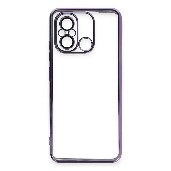 Lopard Xiaomi Redmi 12c Kılıf Razer Lensli Silikon - Mor